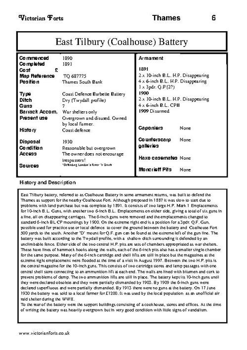 East Tilbury Battery datasheet